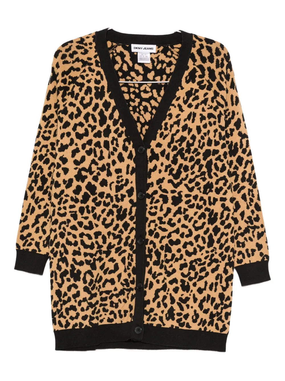 Dkny Animal-print Cardigan In Animal Print