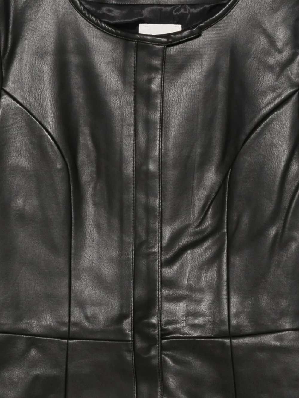 The Garment Short-sleeved Panelled Dress In Black