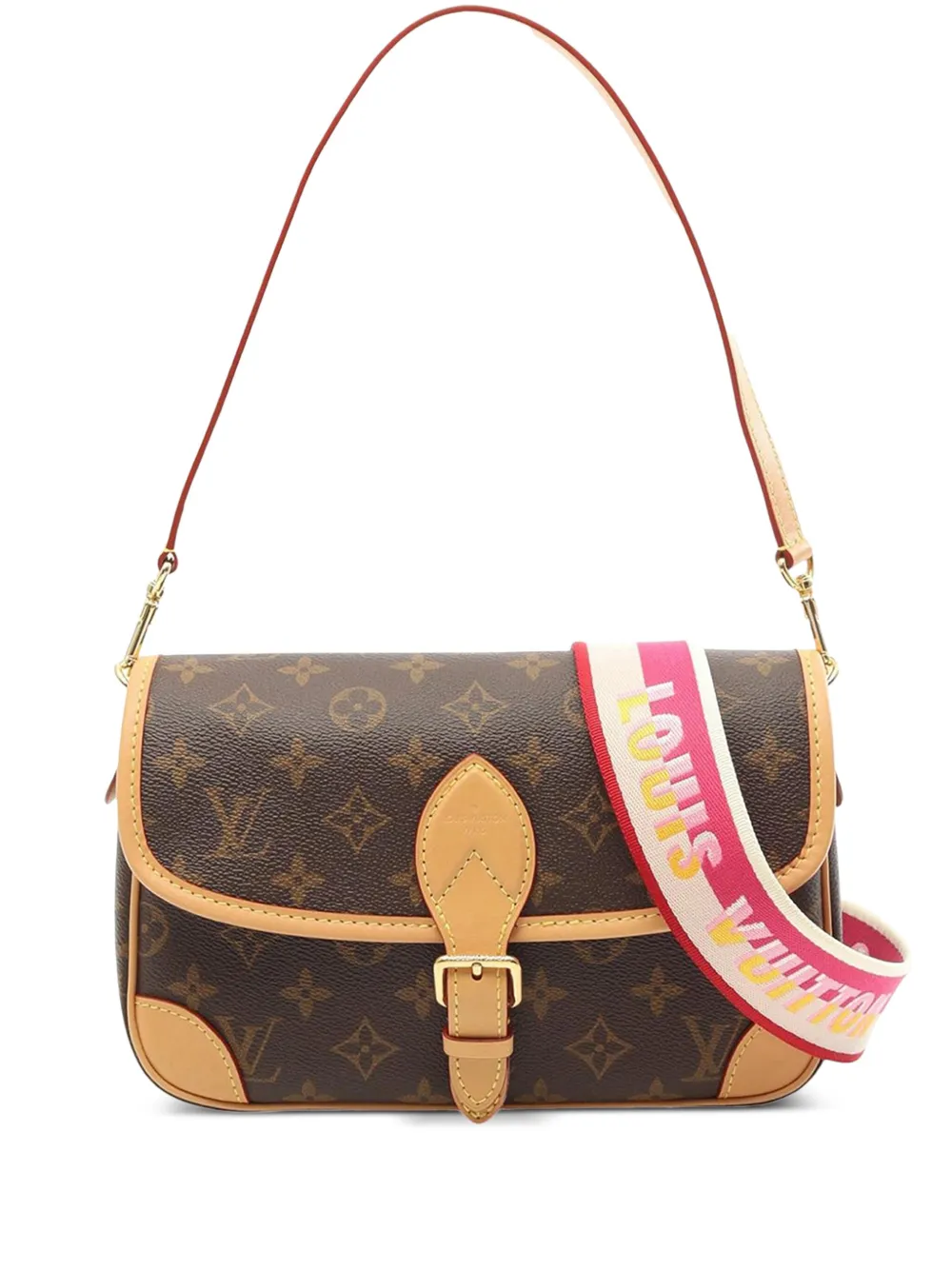 Louis Vuitton Pre-Owned 2021-2025 モノグラム ディアヌ サッチェルバッグ - ブラウン Louis Vuitton Pre-Owned 2021-2025 モノグラム ディアヌ サッチェルバッグ - ブラウン