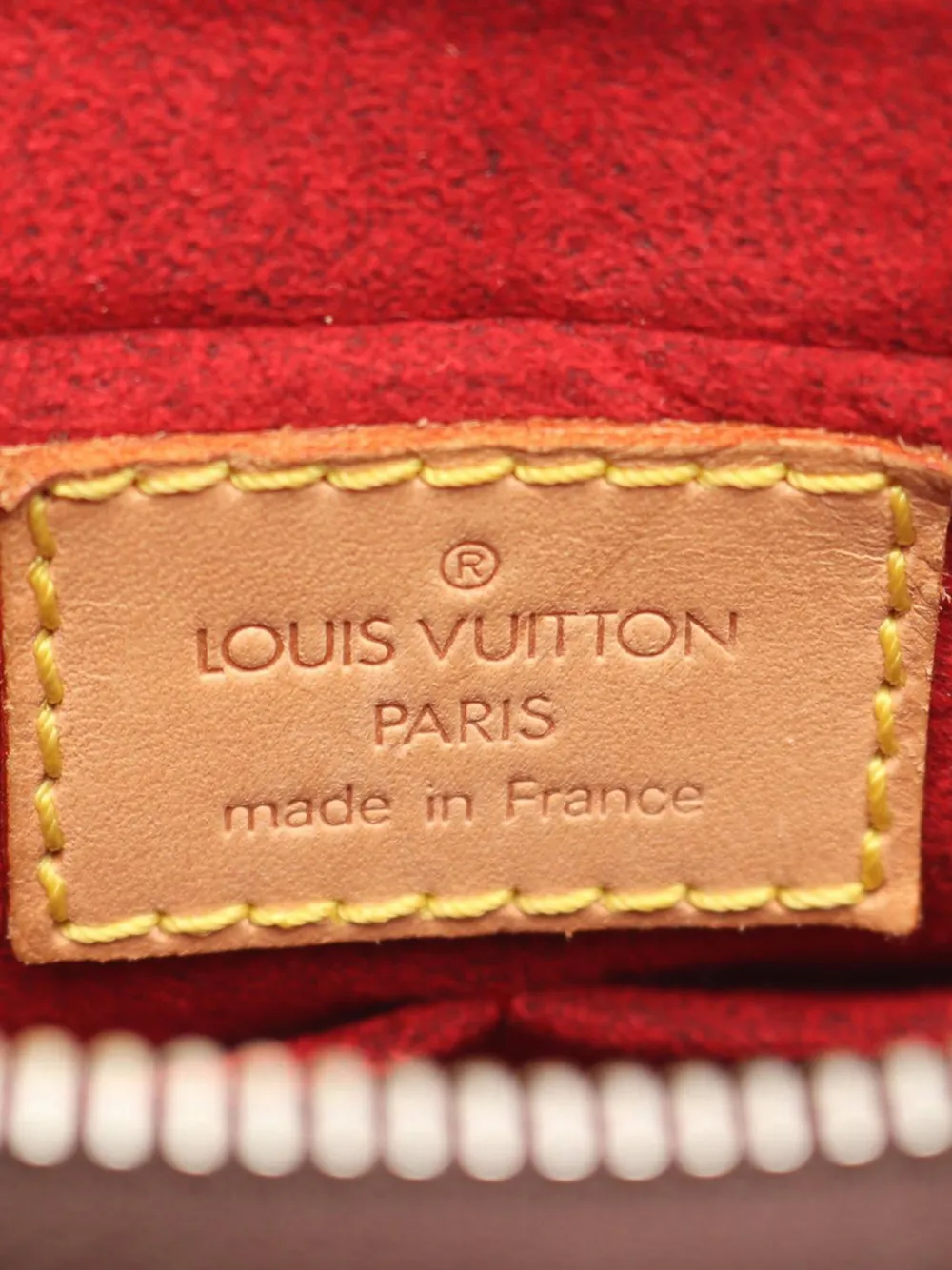 Pre-owned Louis Vuitton 2005 Monogram Viva Cite Mm Shoulder Bag In Brown