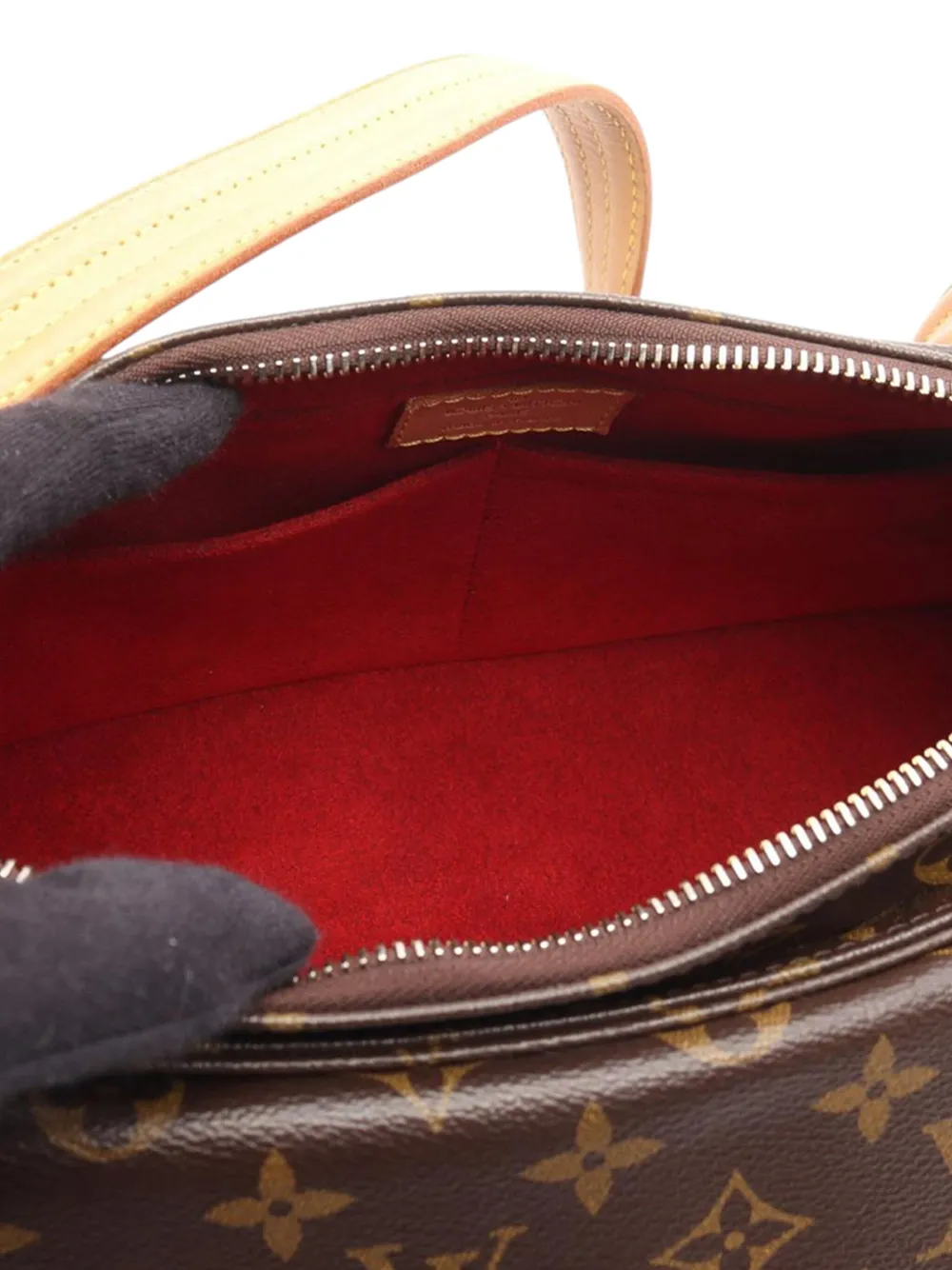 Pre-owned Louis Vuitton 2005 Monogram Viva Cite Mm Shoulder Bag In Brown
