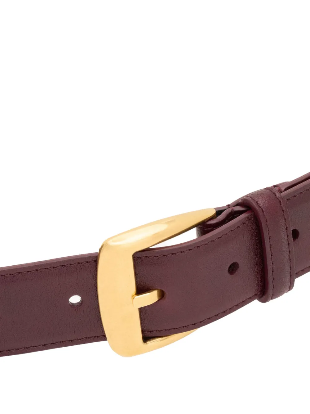 Saint Laurent buckle leather belt - Rood