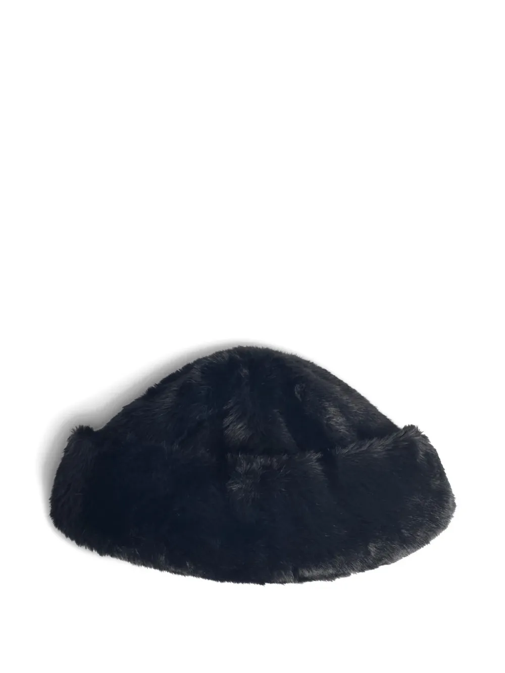 STAND STUDIO Lovali faux-fur cap - Zwart