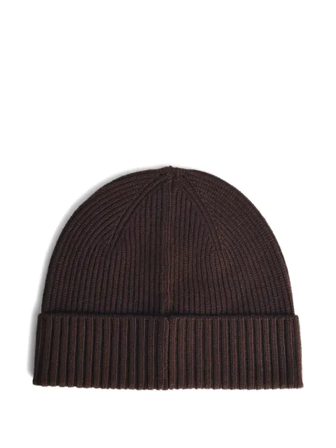SEVEN GAUGE ribbed fine knit beanie