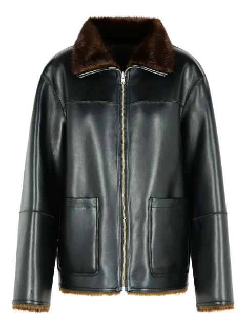 STAND STUDIO Brella reversible zip jacket