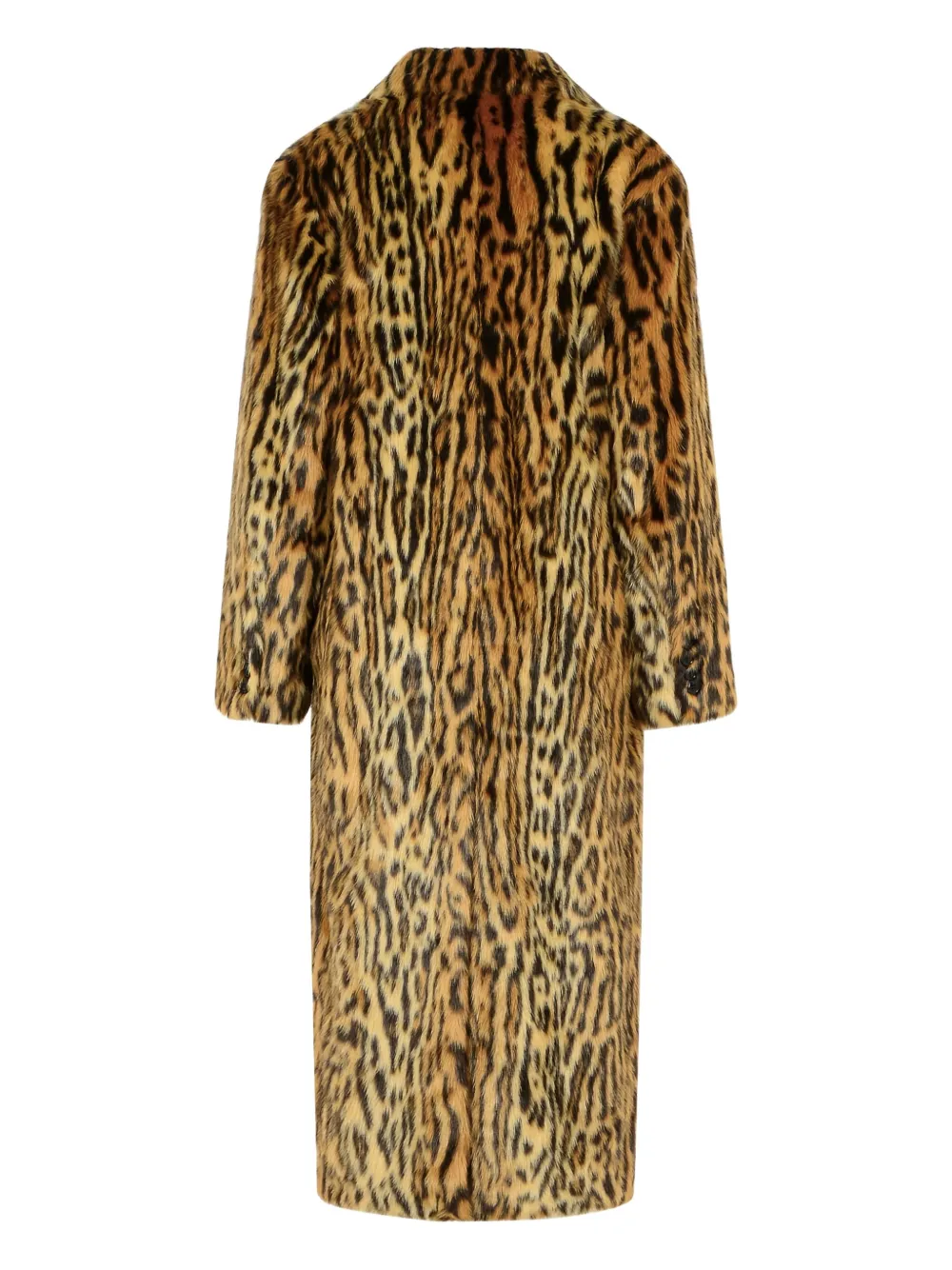Stand Studio Marceline Leopard Print Faux Fur Coat In Animal Print