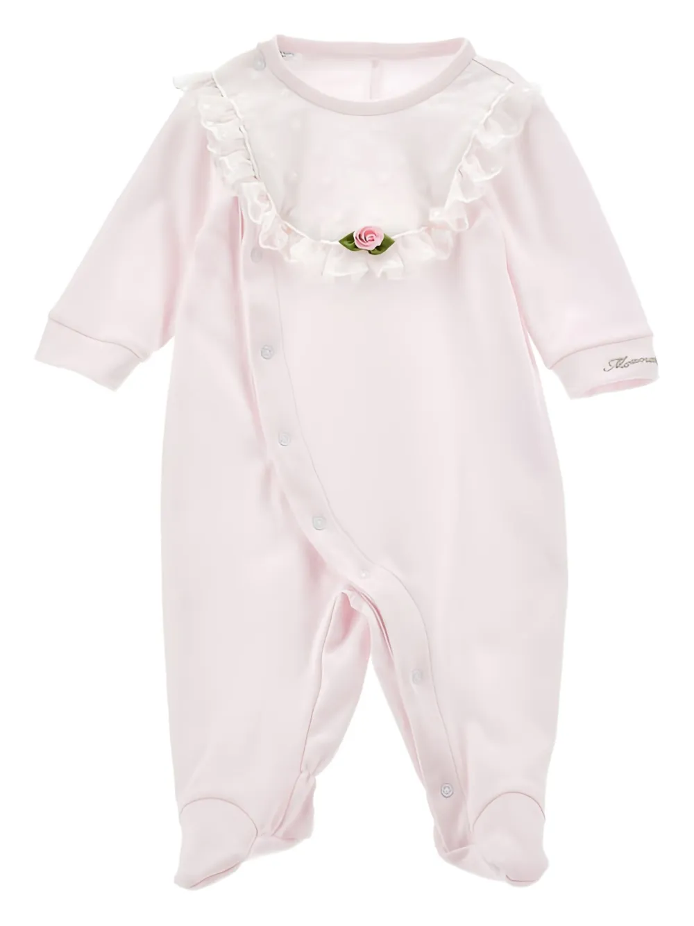 Monnalisa pijama con apliques florales | rosado | Image 1