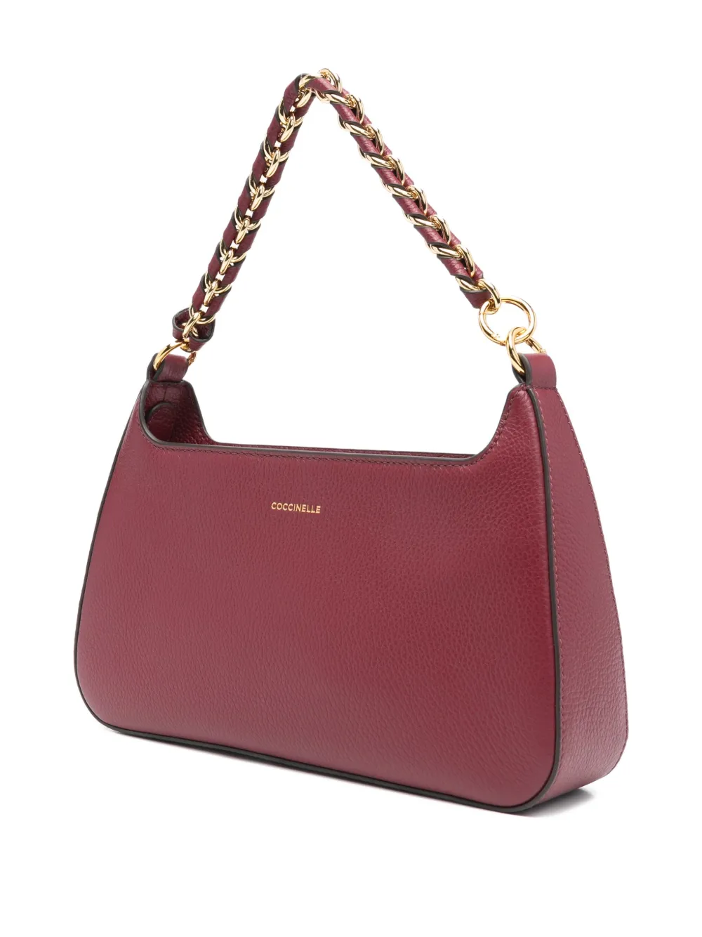 Coccinelle Chain-strap Flap Satchel In Red