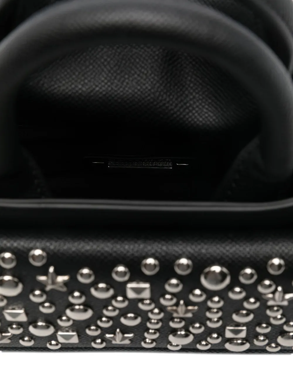 John Richmond Junior Schoudertas met studs Zwart