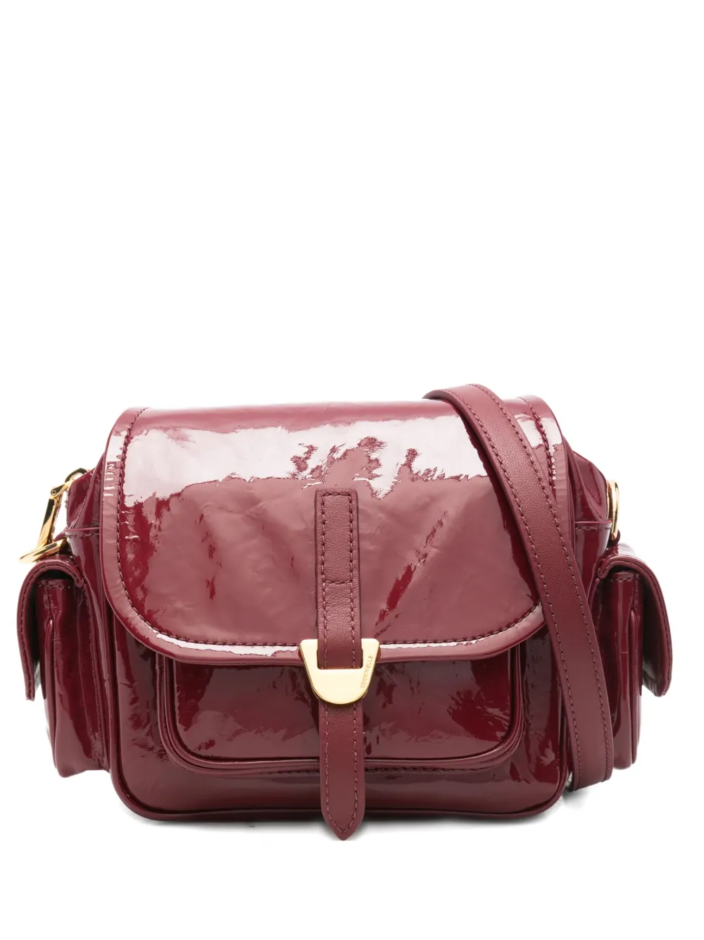 Coccinelle Mini Campus Satchel Bag In Red