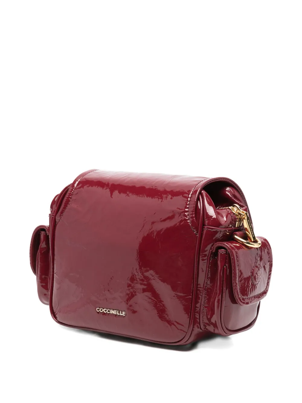 Coccinelle Mini Campus Satchel Bag In Red