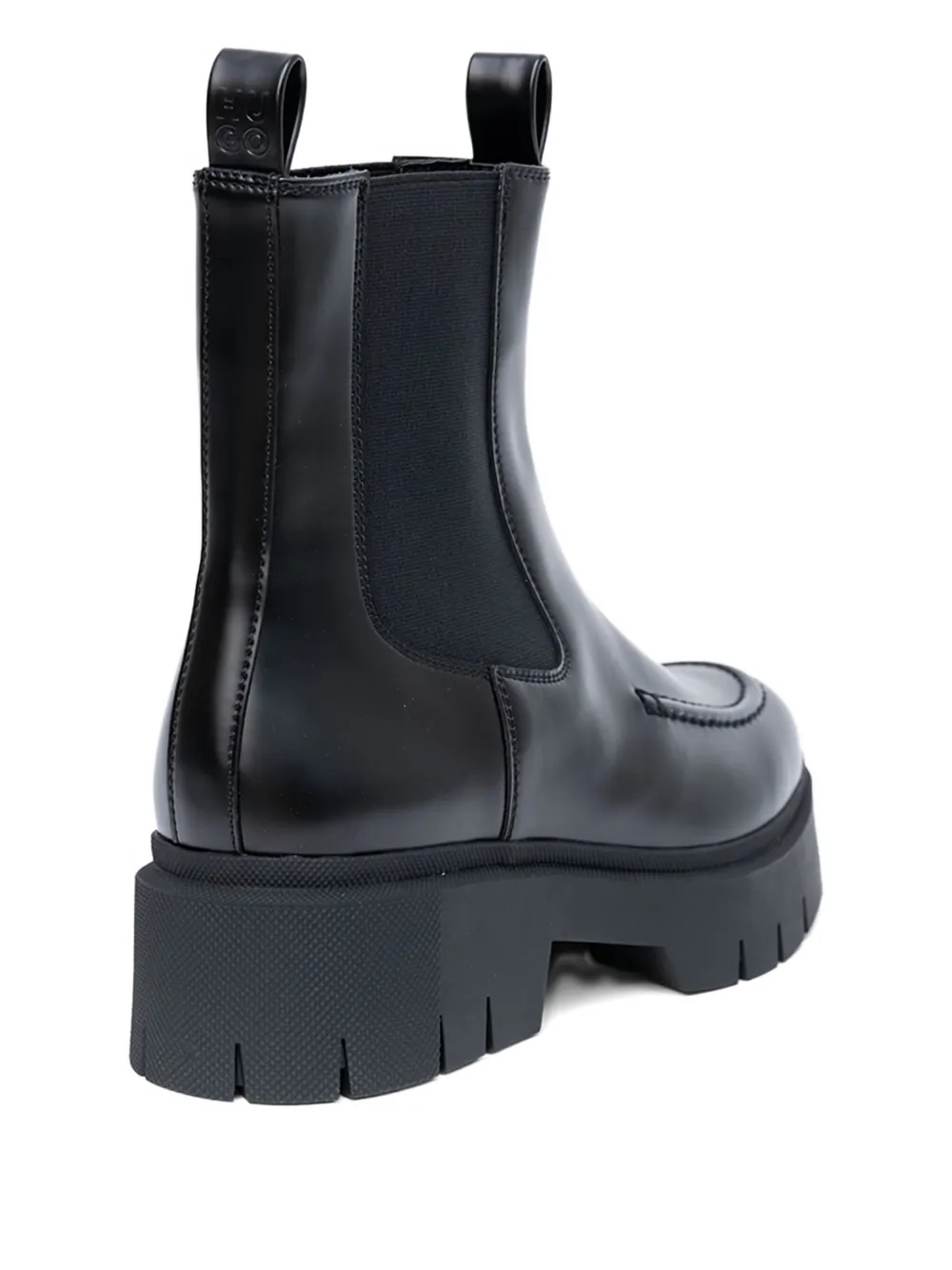 HUGO Chelsea laarzen met plateauzolen Zwart