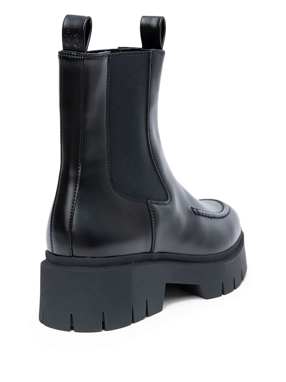 HUGO Chelsea laarzen met plateauzolen Zwart