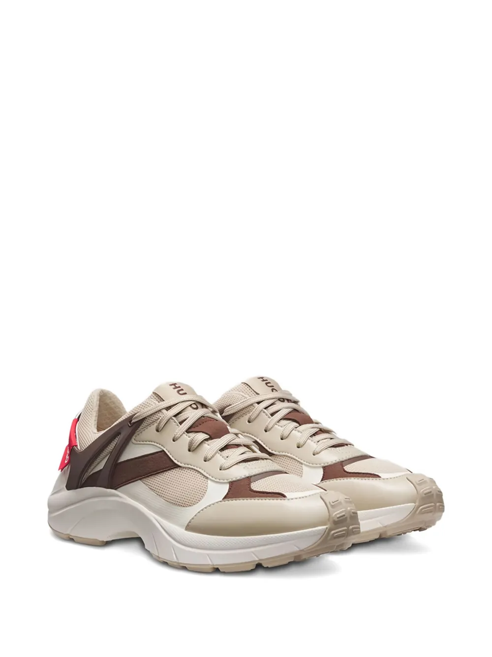 HUGO panelled sneakers - Beige