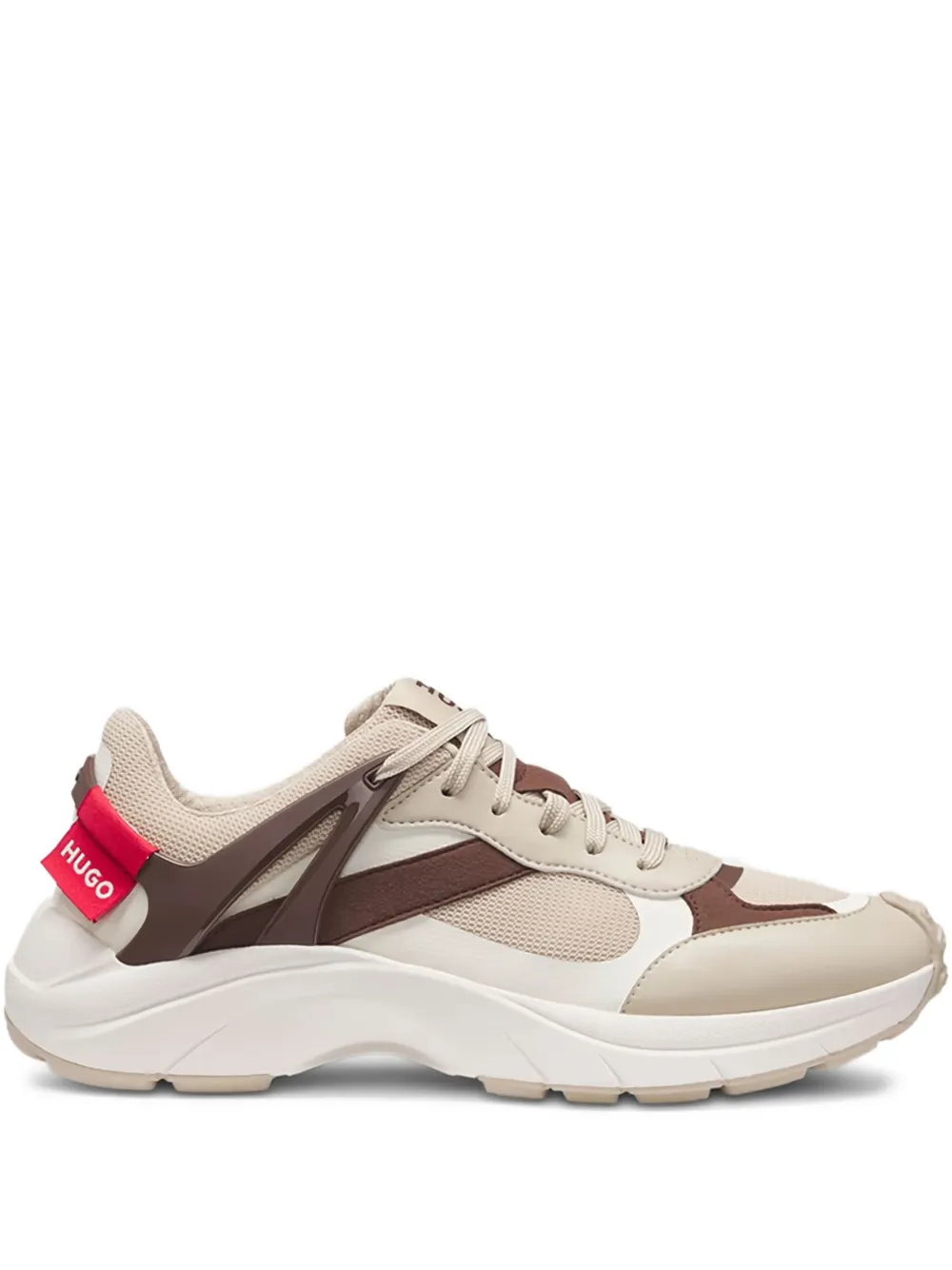 HUGO panelled sneakers | Neutrals | Image 1