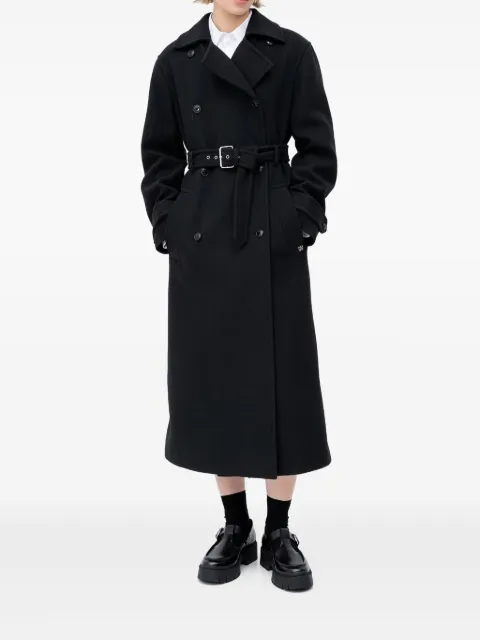 HUGO belted double-breasted coat