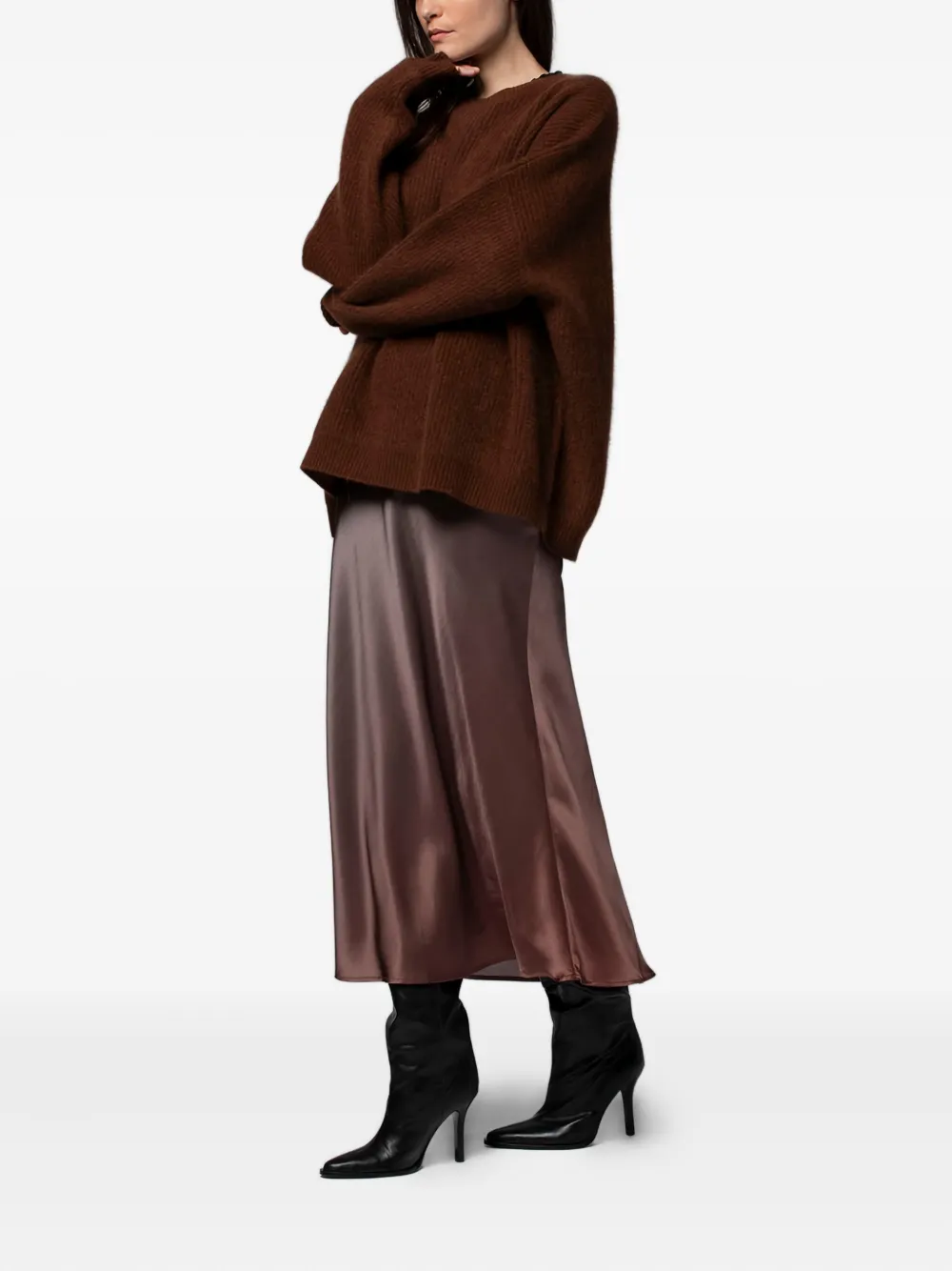 Max Et Moi Poema Sweater In Brown