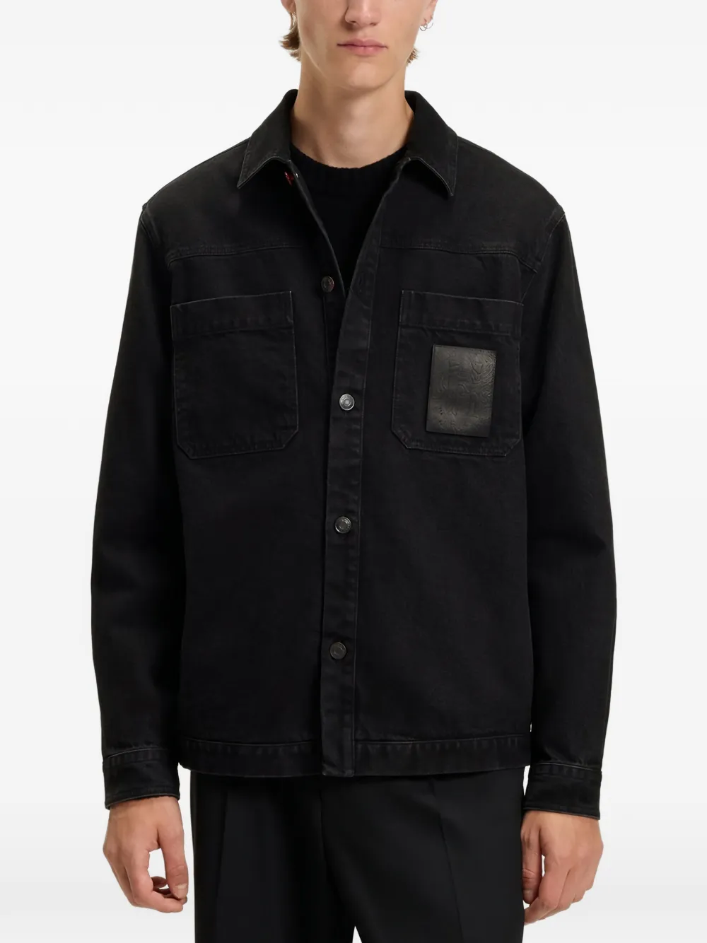  Hugo Patch-pocket Shirt - Black 