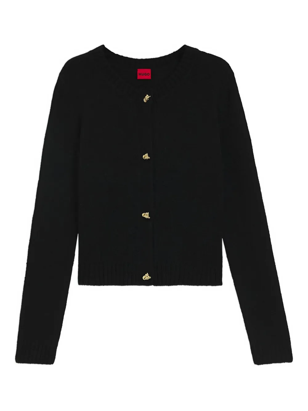 HUGO buttoned cardigan | negro | Image 1