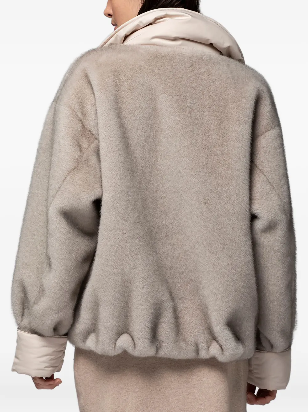 Max Et Moi Vanessa Jacket In Neutral