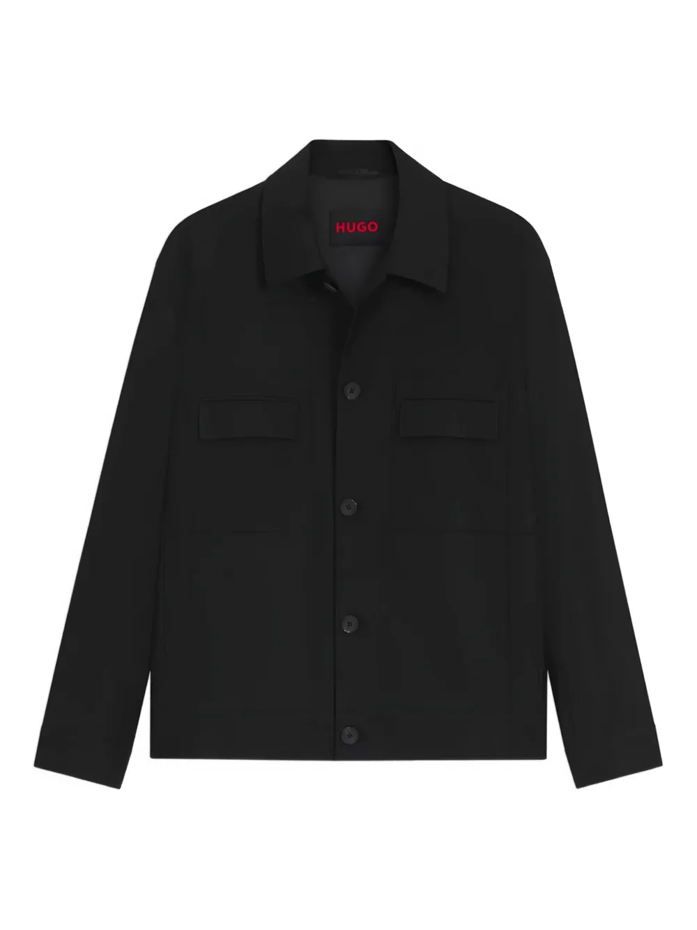 HUGO flap-pocket jacket | Black | Image 1