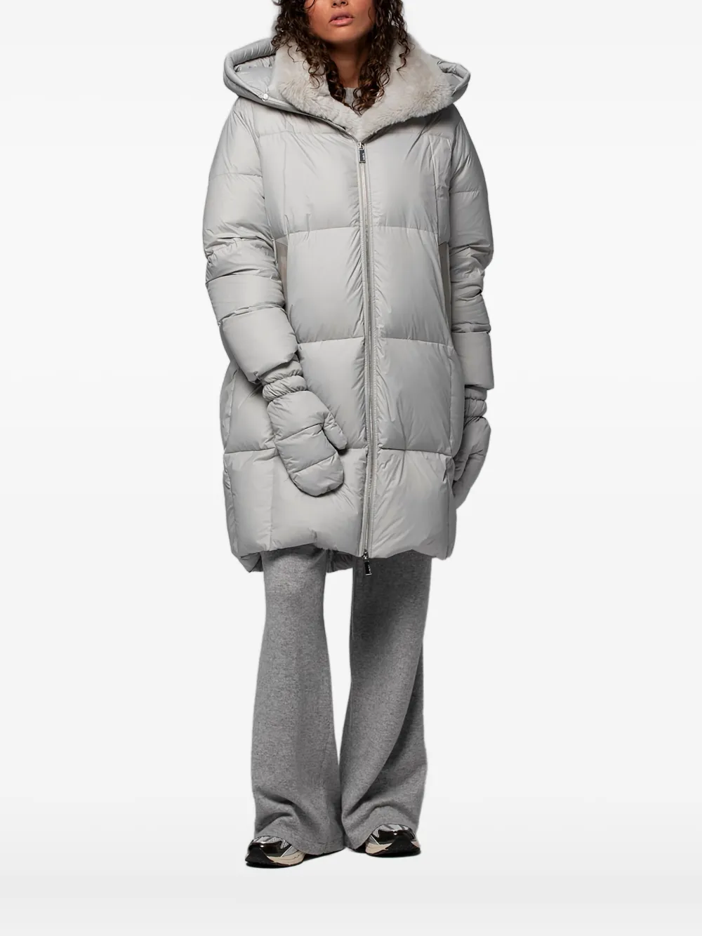 Max Et Moi Danae Coat In Gray