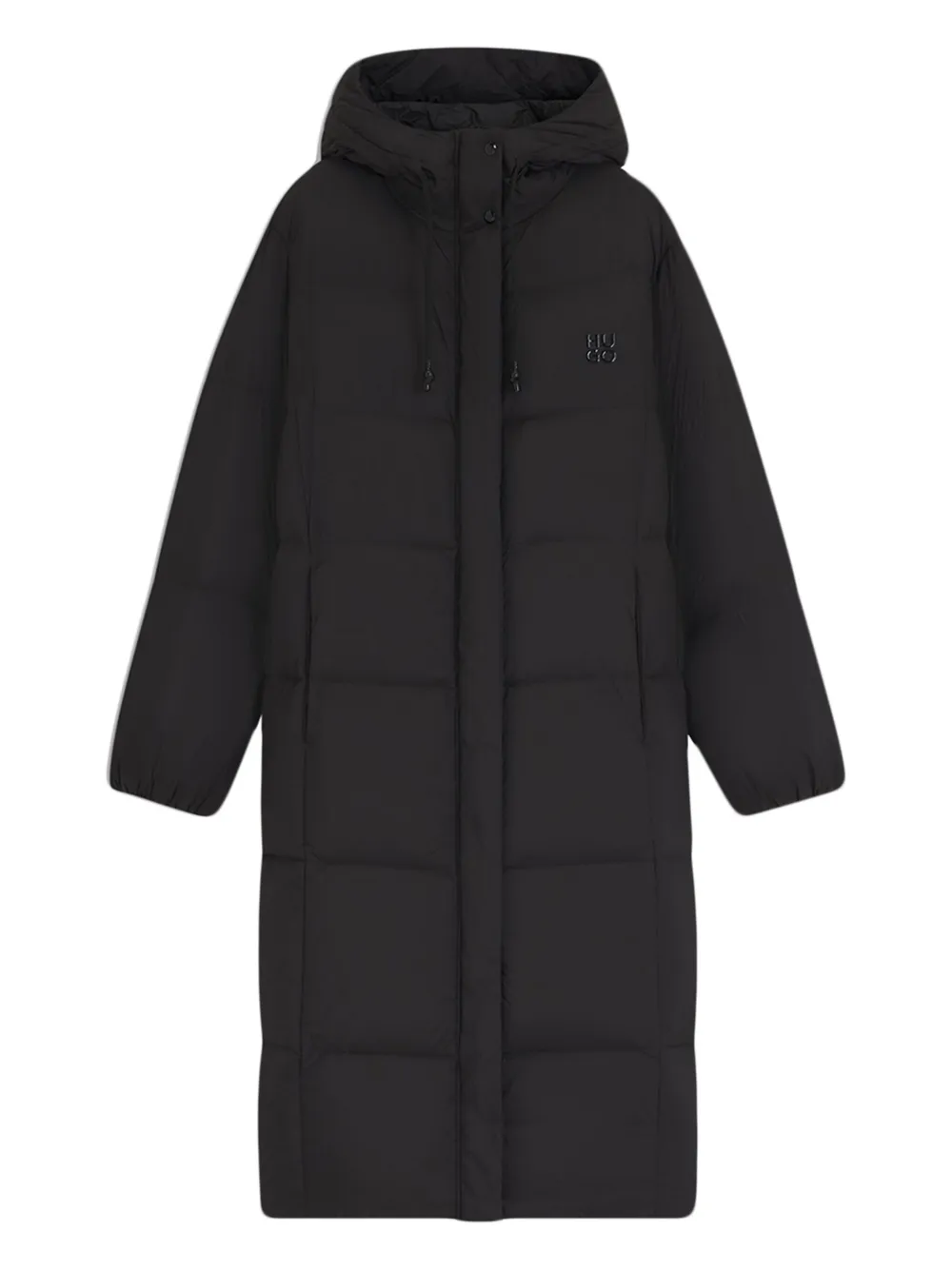 HUGO hooded quilted coat | Black | Image 1