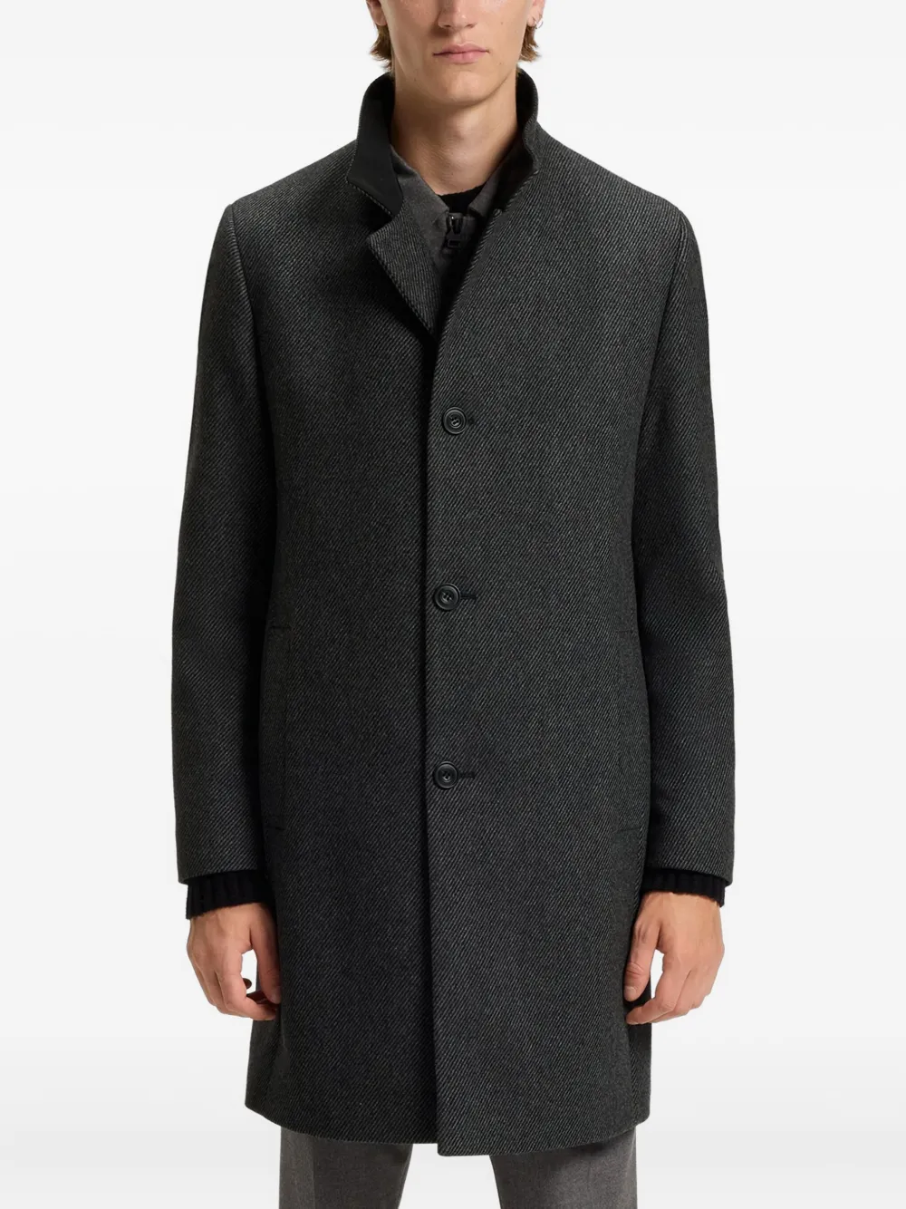 HUGO buttoned coat | Single Breasted Coats | Image 2
