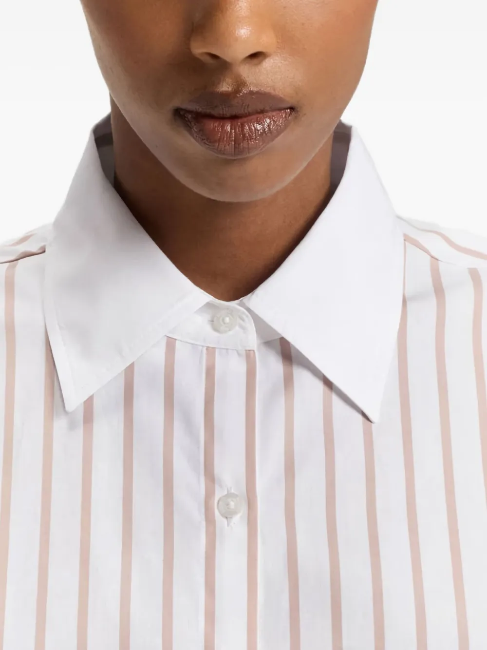 HUGO Gestreept blouse Wit