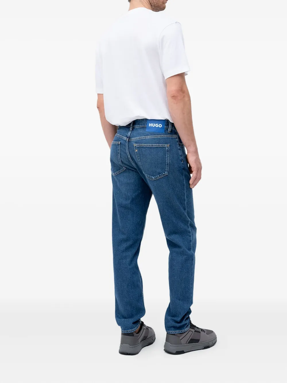 HUGO whiskering-effect jeans | Jeans rectos | Image 2