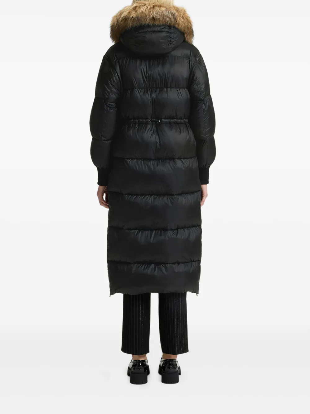 HUGO Jas met capuchon Zwart