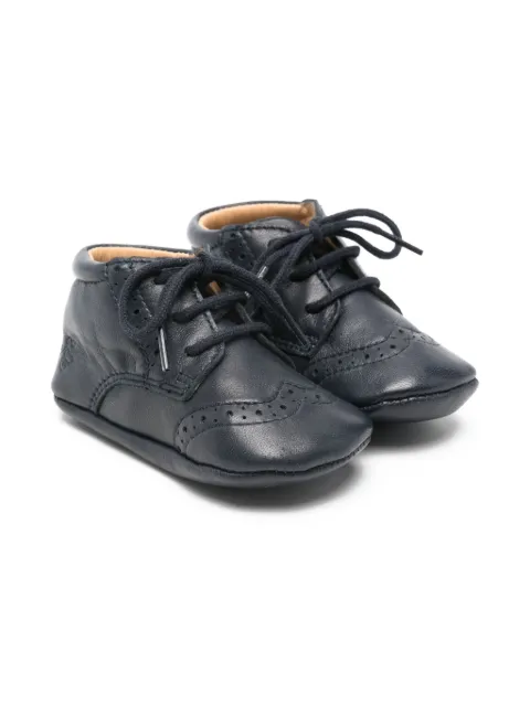 Tartine Et Chocolat lace-up crib shoes