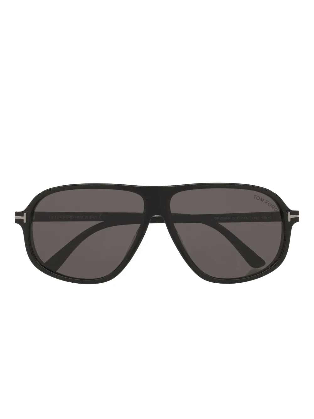 TOM FORD Lelio zonnebril met piloten montuur Zwart