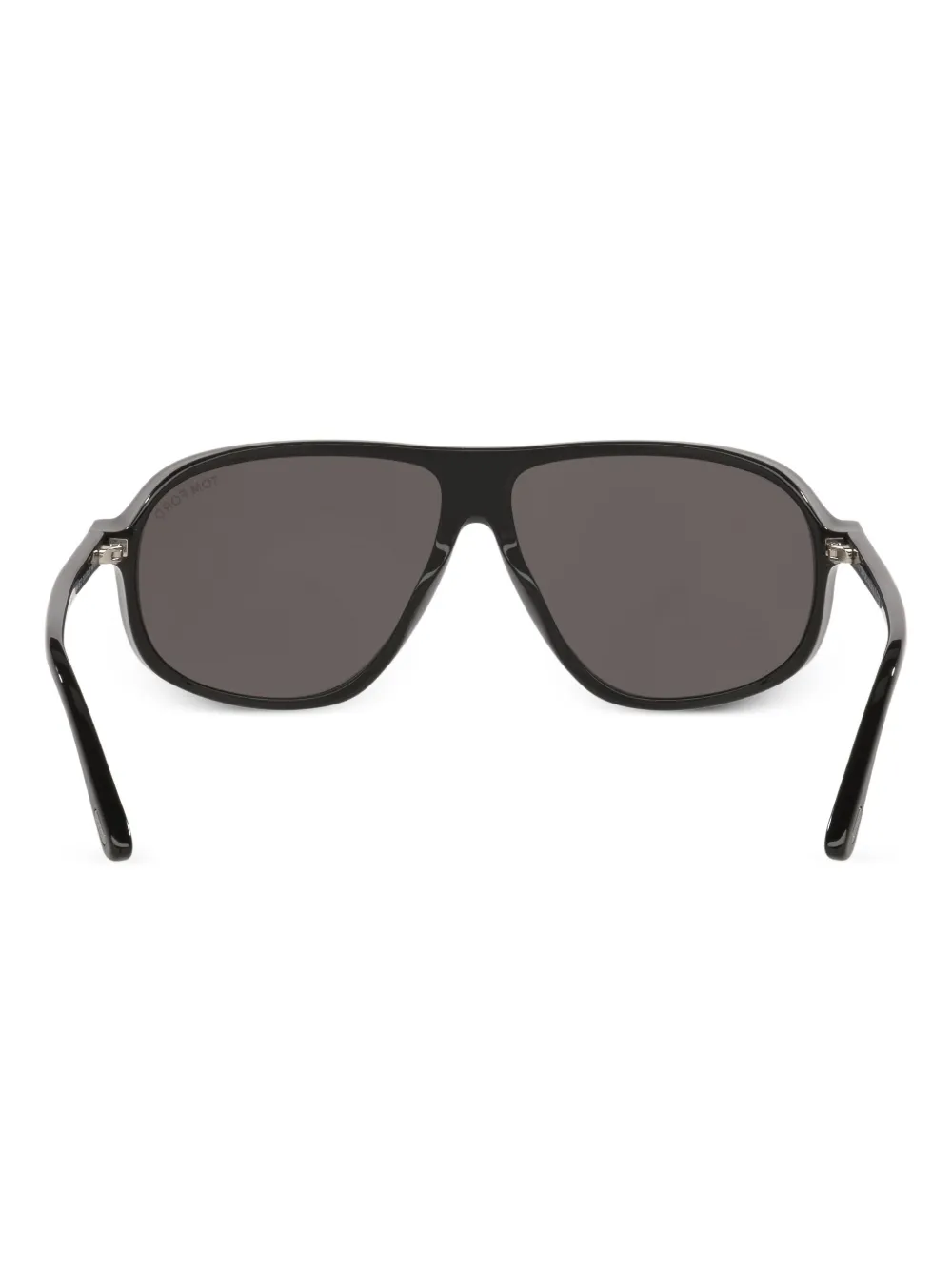 TOM FORD Lelio zonnebril met piloten montuur Zwart