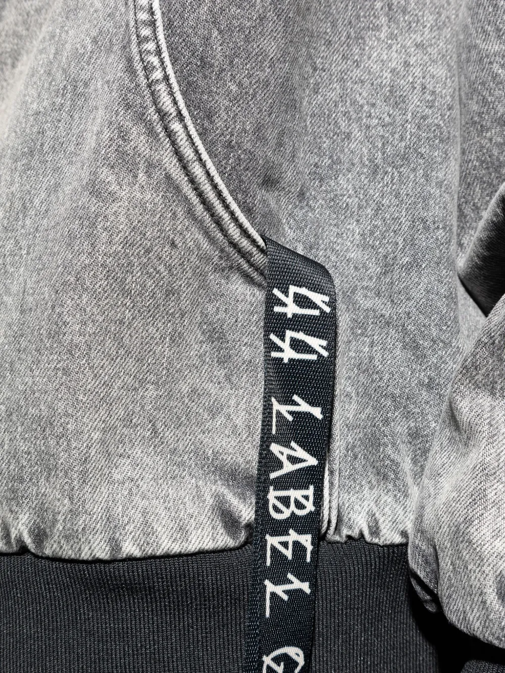 44 Label Group Zip-fastening Hooded Jacket In Gray