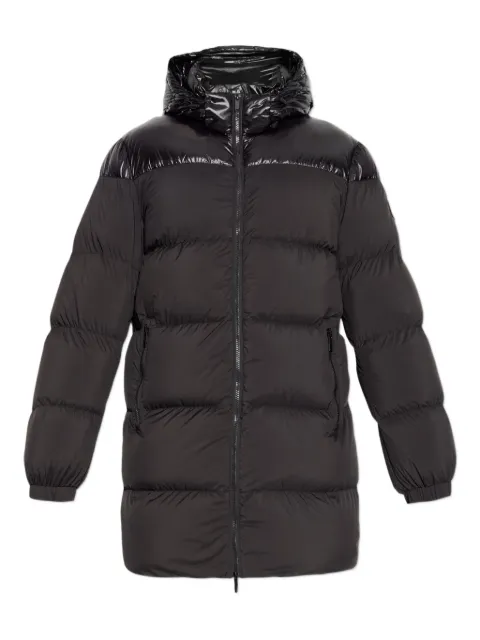 Add hooded padded coat