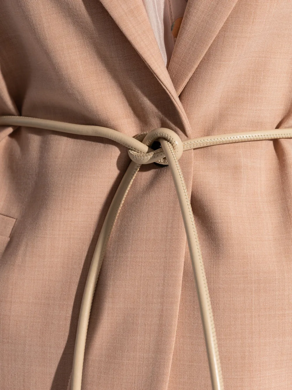 Forte Jack met gestrikte taille Beige