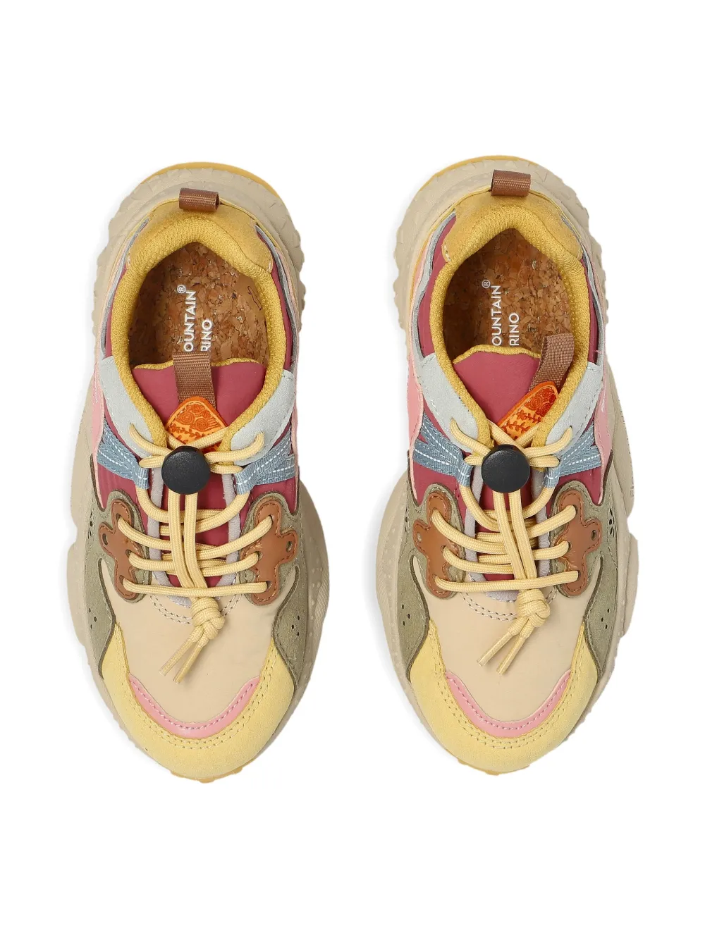 FLOWER MOUNTAIN KIDS Sneakers met vlakken Geel
