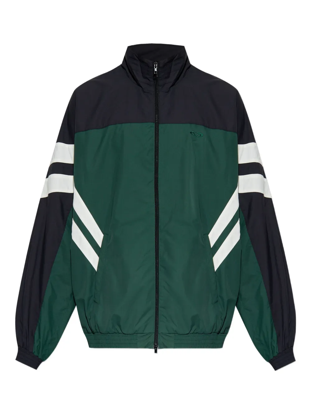 VETEMENTS stripe detail jacket | Green | Image 1