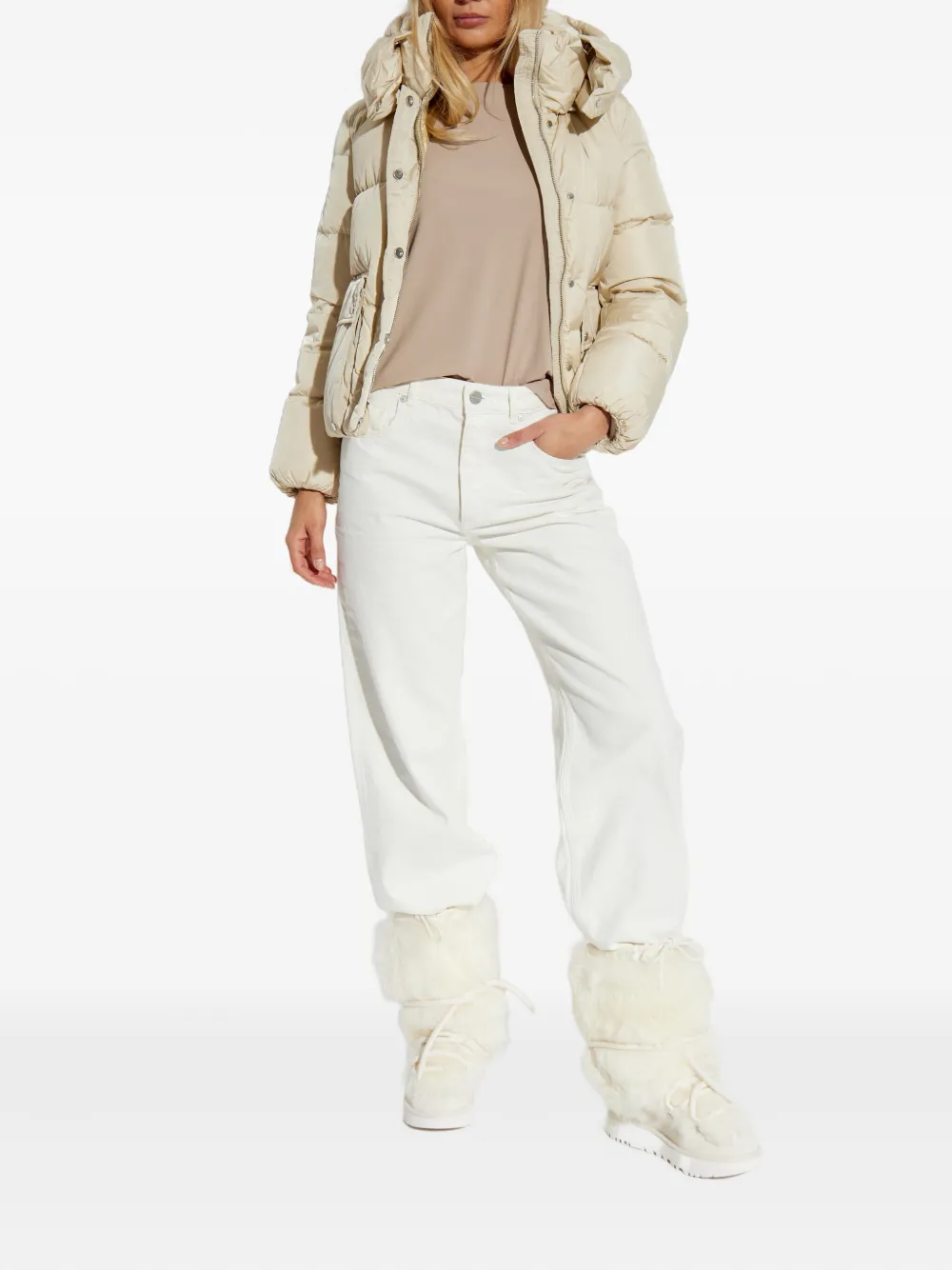Add hooded puffer jacket | Down Jackets | Image 2