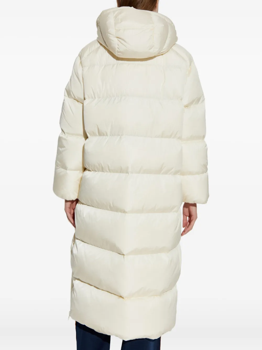 Add Zip-fastening Ped Coat In White
