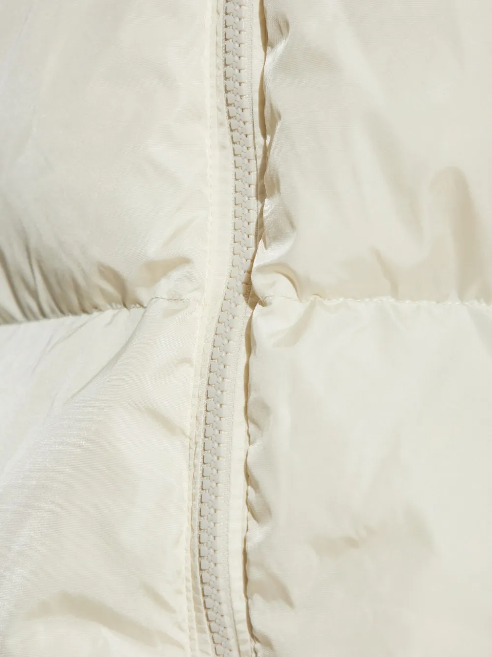 Add Zip-fastening Ped Coat In White