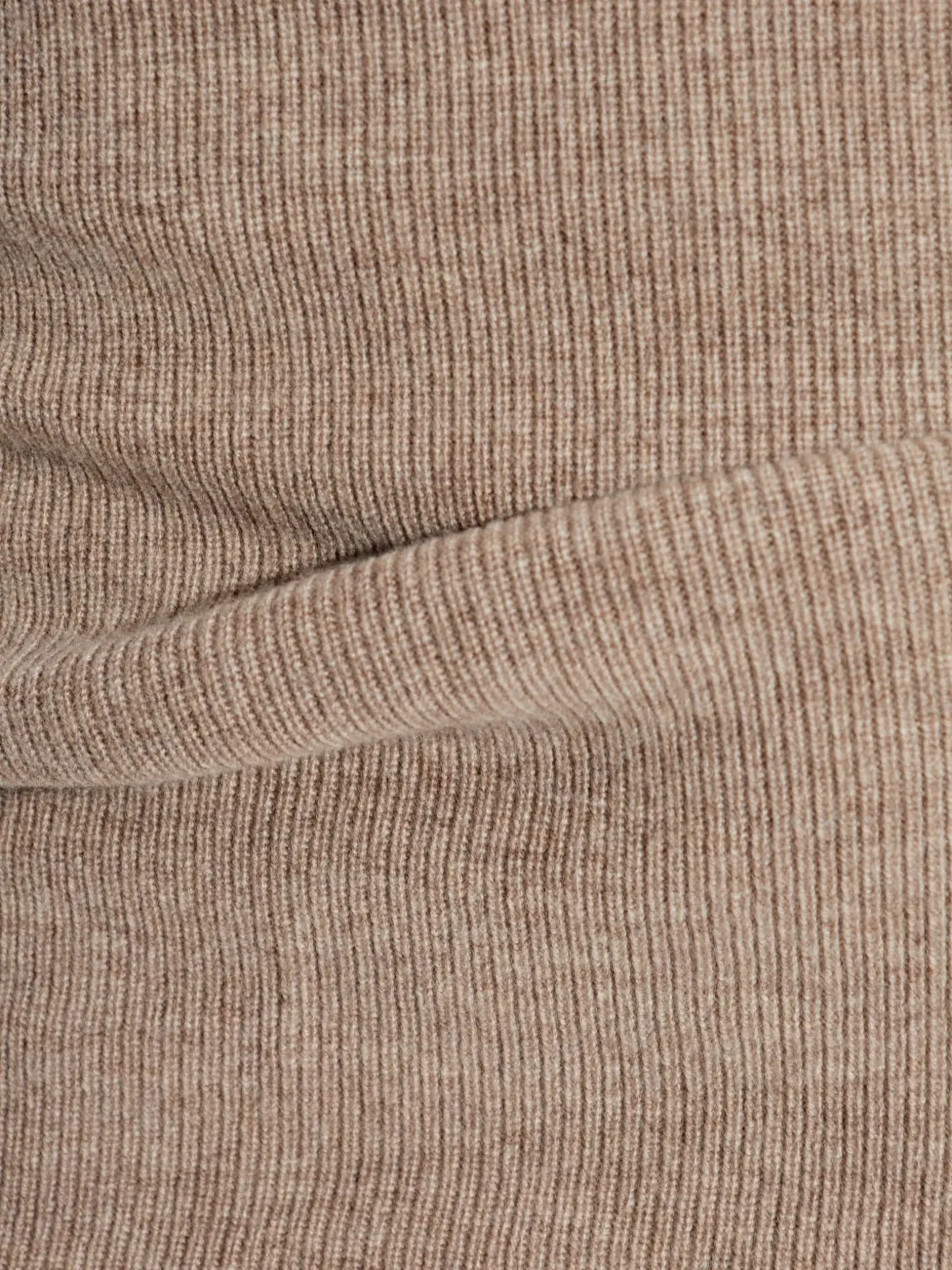 Cult Gaia Carline off-shoulder midi-jurk met lange mouwen Beige