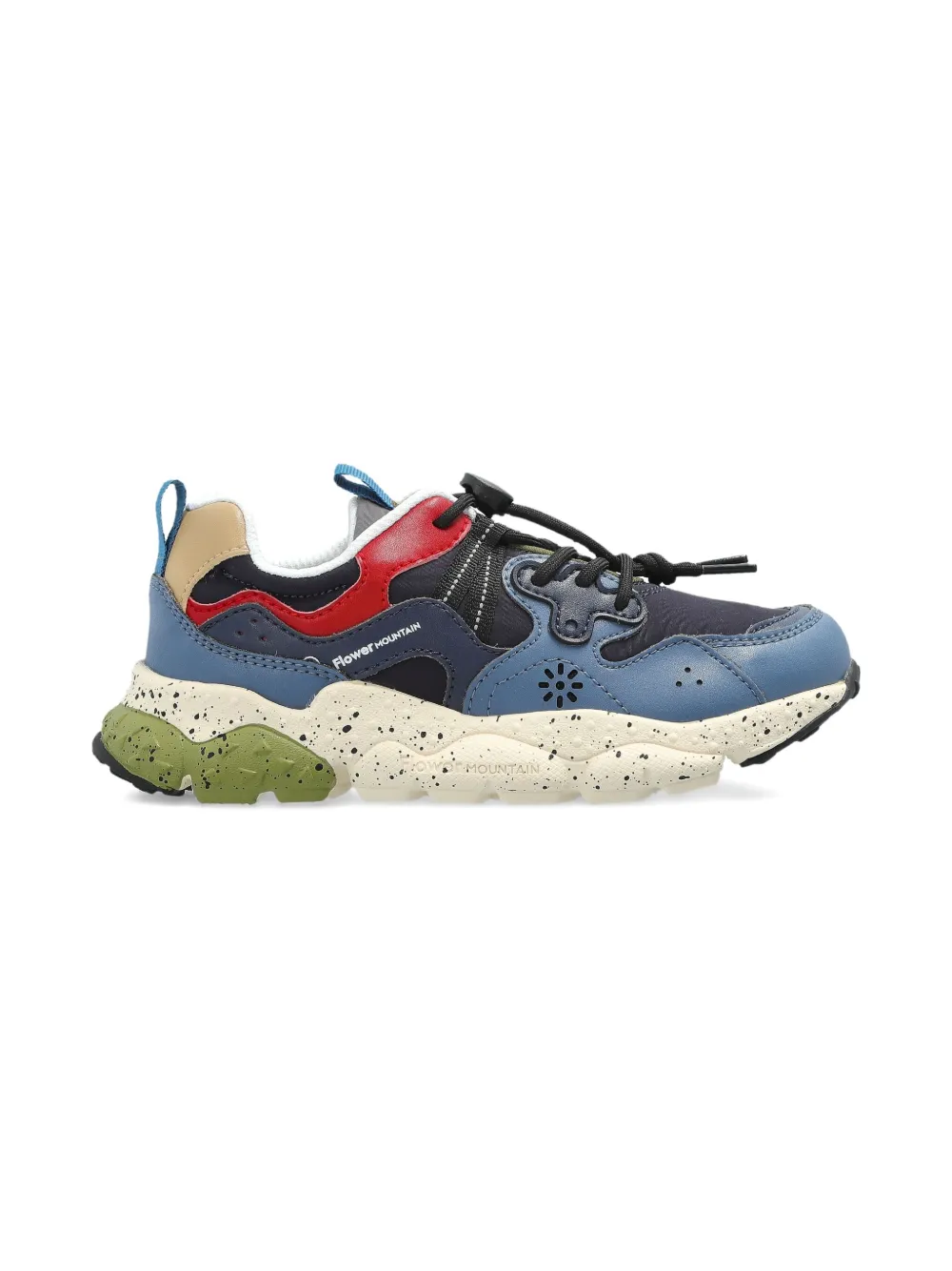 FLOWER MOUNTAIN KIDS Yamano 3 lace-up sneakers Blauw