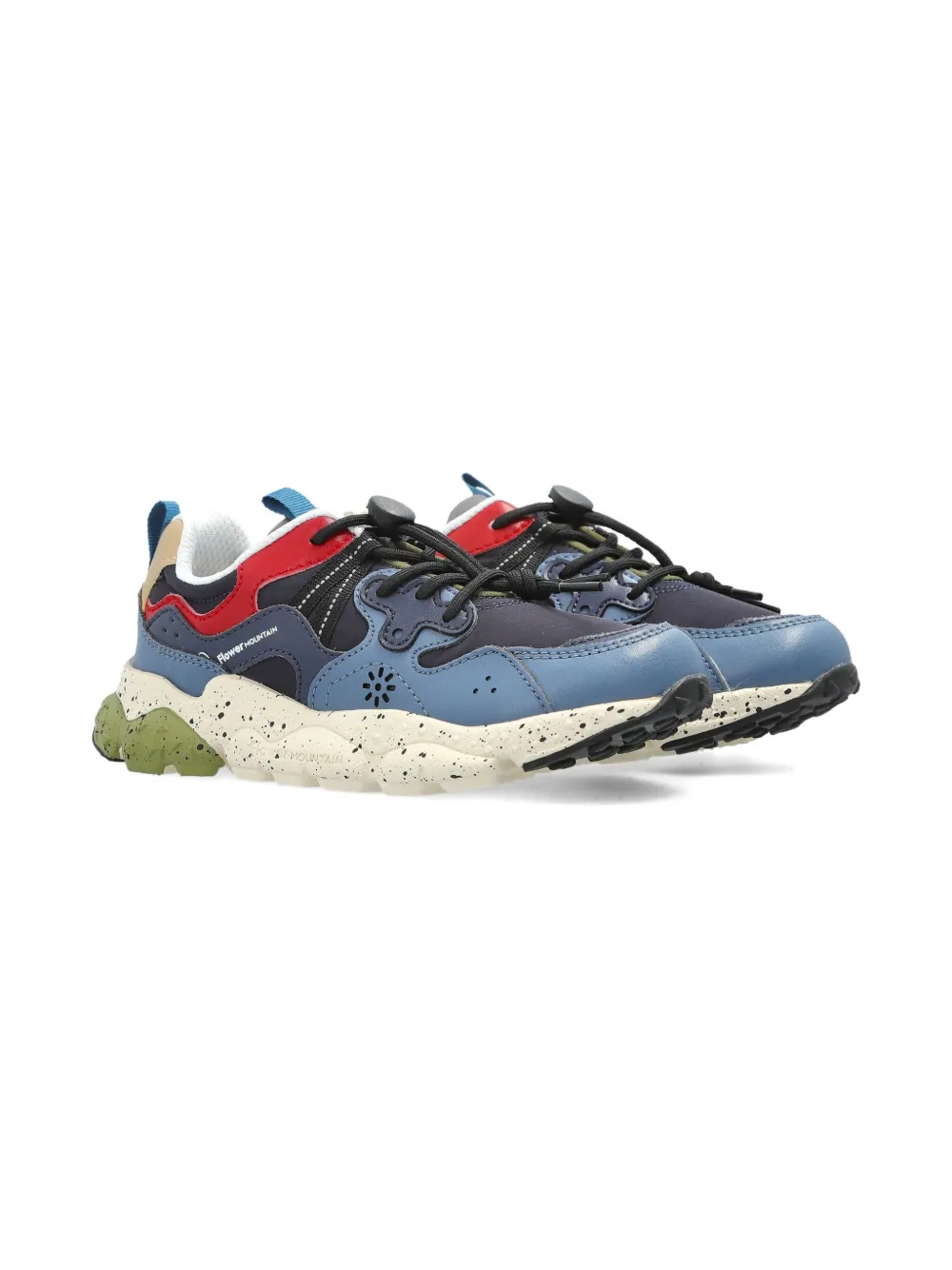 FLOWER MOUNTAIN KIDS Ya o 3 lace-up sneakers Blauw