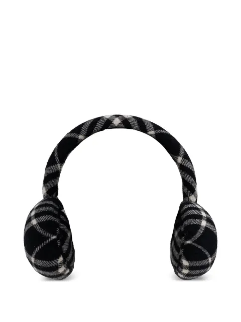 Burberry Calico check earmuffs