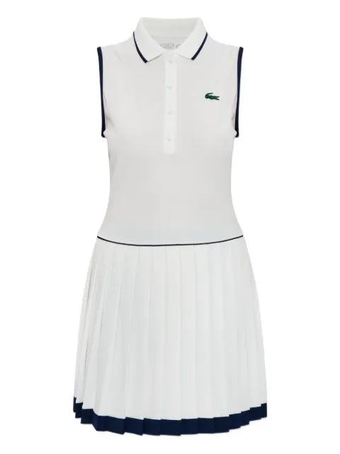 Lacoste vestido corto con detalle del logo