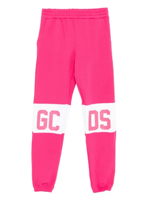Gcds Kids pantalones con logo estampado y paneles