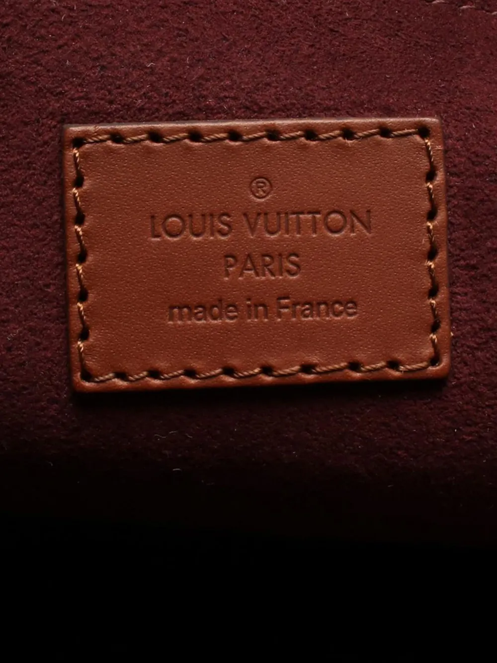Pre-owned Louis Vuitton 2013 Damier Ebene Ascot Satchel In Brown
