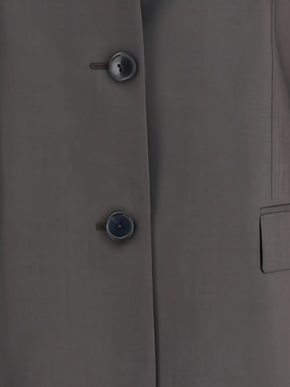 The Row Faelan jack met knoopsluiting Bruin